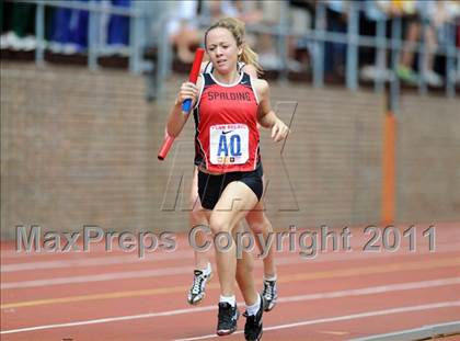 Thumbnail 1 in 117th Penn Relays (Girls 400m Hurdles and 4x800m Event 103) photogallery.