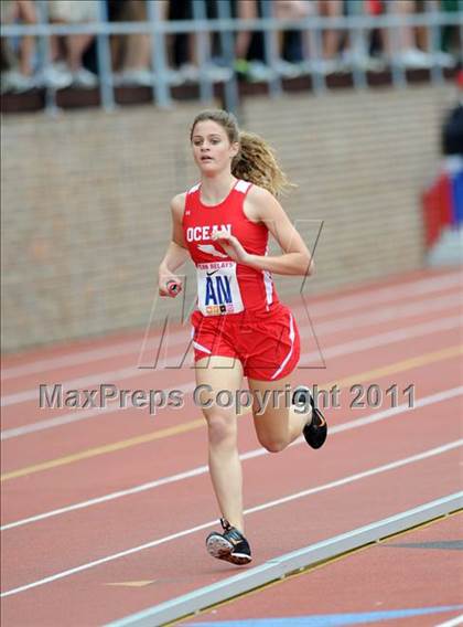 Thumbnail 2 in 117th Penn Relays (Girls 400m Hurdles and 4x800m Event 103) photogallery.
