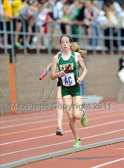 Thumbnail 2 in 117th Penn Relays (Girls 400m Hurdles and 4x800m Event 103) photogallery.
