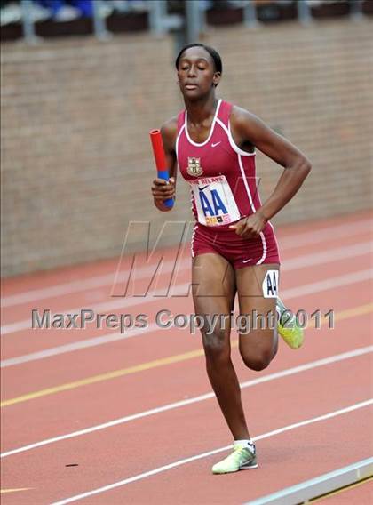 Thumbnail 2 in 117th Penn Relays (Girls 400m Hurdles and 4x800m Event 103) photogallery.