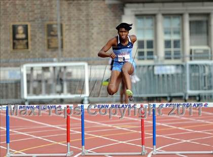Thumbnail 1 in 117th Penn Relays (Girls 400m Hurdles and 4x800m Event 103) photogallery.
