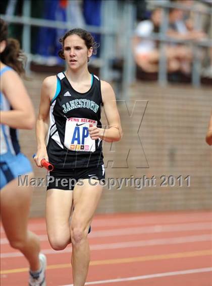 Thumbnail 3 in 117th Penn Relays (Girls 400m Hurdles and 4x800m Event 103) photogallery.