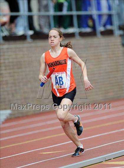 Thumbnail 1 in 117th Penn Relays (Girls 400m Hurdles and 4x800m Event 103) photogallery.