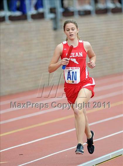 Thumbnail 3 in 117th Penn Relays (Girls 400m Hurdles and 4x800m Event 103) photogallery.