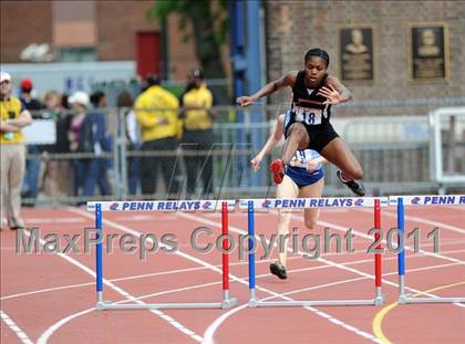 Thumbnail 3 in 117th Penn Relays (Girls 400m Hurdles and 4x800m Event 103) photogallery.