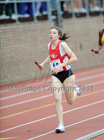 Thumbnail 1 in 117th Penn Relays (Girls 400m Hurdles and 4x800m Event 103) photogallery.