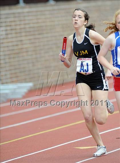 Thumbnail 3 in 117th Penn Relays (Girls 400m Hurdles and 4x800m Event 103) photogallery.