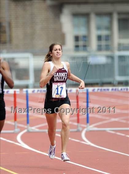 Thumbnail 3 in 117th Penn Relays (Girls 400m Hurdles and 4x800m Event 103) photogallery.