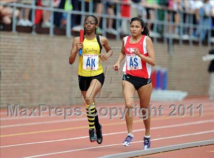Thumbnail 2 in 117th Penn Relays (Girls 400m Hurdles and 4x800m Event 103) photogallery.