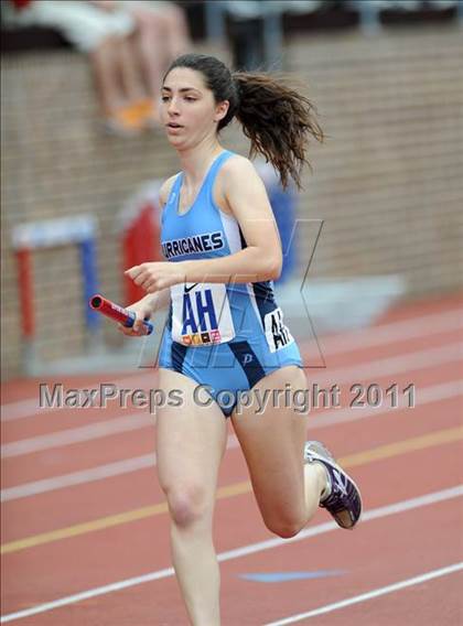 Thumbnail 2 in 117th Penn Relays (Girls 400m Hurdles and 4x800m Event 103) photogallery.