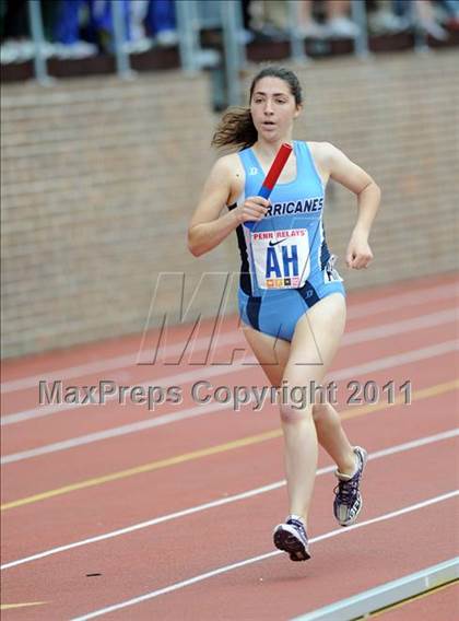 Thumbnail 1 in 117th Penn Relays (Girls 400m Hurdles and 4x800m Event 103) photogallery.