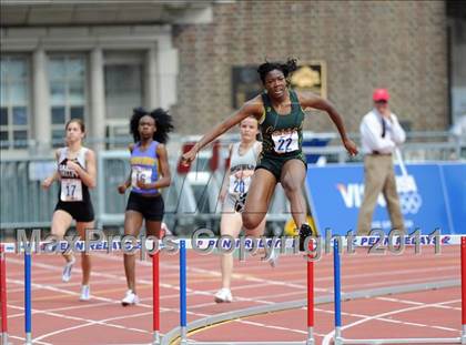 Thumbnail 1 in 117th Penn Relays (Girls 400m Hurdles and 4x800m Event 103) photogallery.