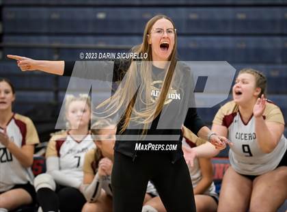 Thumbnail 1 in St. David vs Cicero Prep Academy (AIA 1A Final) photogallery.