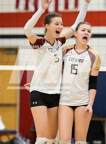 Thumbnail 3 in St. David vs Cicero Prep Academy (AIA 1A Final) photogallery.