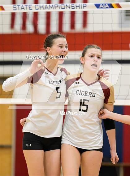 Thumbnail 3 in St. David vs Cicero Prep Academy (AIA 1A Final) photogallery.