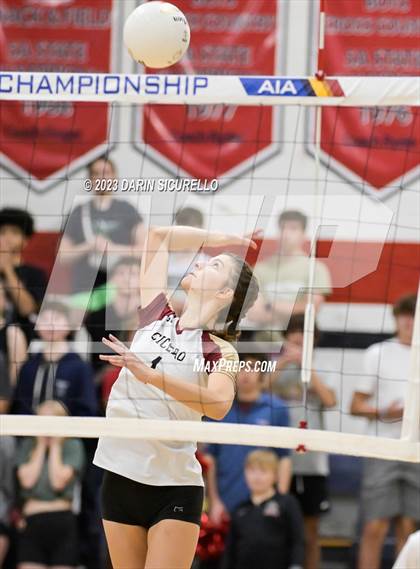 Thumbnail 1 in St. David vs Cicero Prep Academy (AIA 1A Final) photogallery.