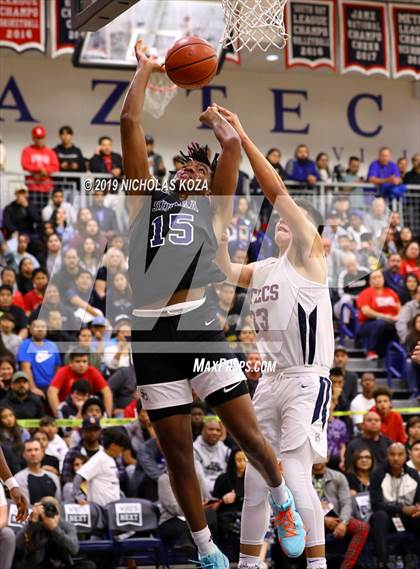 Thumbnail 2 in Sierra Canyon vs. Montgomery (San Diego Tip-Off Challenge) photogallery.