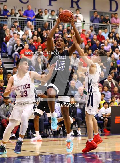 Thumbnail 2 in Sierra Canyon vs. Montgomery (San Diego Tip-Off Challenge) photogallery.