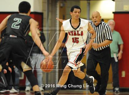 Thumbnail 1 in Ayala vs. Bonita (CIF SoCal Regional D3 Final) photogallery.