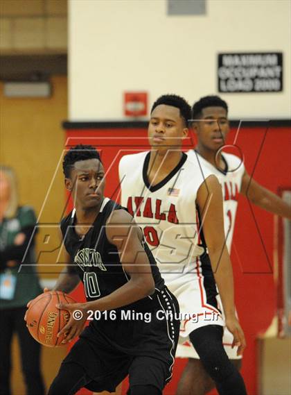 Thumbnail 3 in Ayala vs. Bonita (CIF SoCal Regional D3 Final) photogallery.