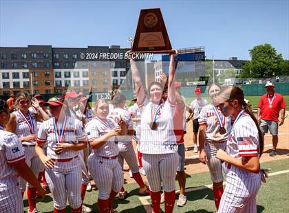 Thumbnail 1 in Neches vs. Hermleigh (UIL 1A Softball Semifinal) photogallery.
