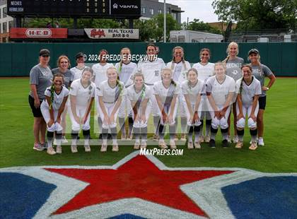 Thumbnail 2 in Neches vs. Hermleigh (UIL 1A Softball Semifinal) photogallery.