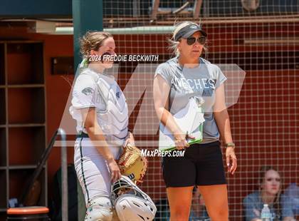 Thumbnail 2 in Neches vs. Hermleigh (UIL 1A Softball Semifinal) photogallery.