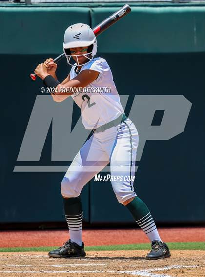 Thumbnail 3 in Neches vs. Hermleigh (UIL 1A Softball Semifinal) photogallery.