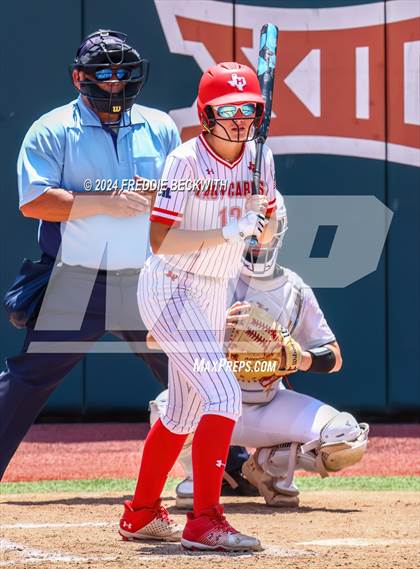 Thumbnail 1 in Neches vs. Hermleigh (UIL 1A Softball Semifinal) photogallery.