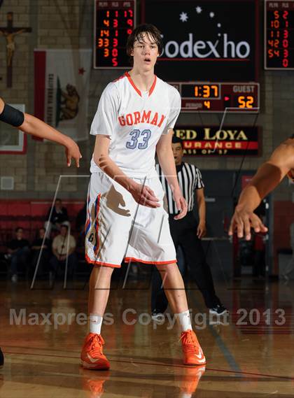 Thumbnail 2 in Bishop Gorman vs. Orange Lutheran (Nike Extravaganza) photogallery.
