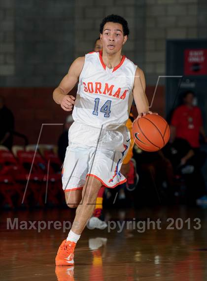 Thumbnail 2 in Bishop Gorman vs. Orange Lutheran (Nike Extravaganza) photogallery.