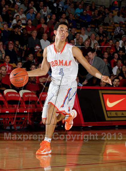 Thumbnail 1 in Bishop Gorman vs. Orange Lutheran (Nike Extravaganza) photogallery.