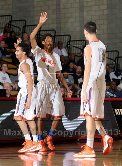 Thumbnail 2 in Bishop Gorman vs. Orange Lutheran (Nike Extravaganza) photogallery.