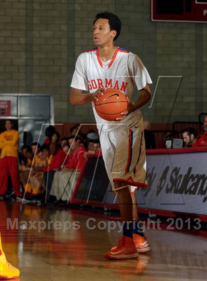 Thumbnail 1 in Bishop Gorman vs. Orange Lutheran (Nike Extravaganza) photogallery.