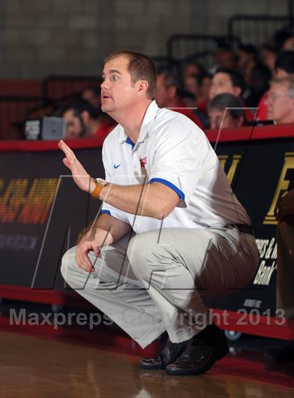 Thumbnail 1 in Bishop Gorman vs. Orange Lutheran (Nike Extravaganza) photogallery.