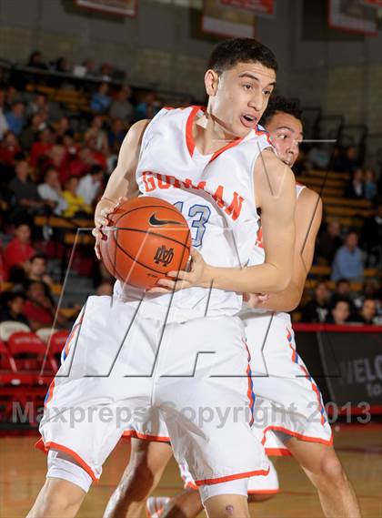 Thumbnail 1 in Bishop Gorman vs. Orange Lutheran (Nike Extravaganza) photogallery.
