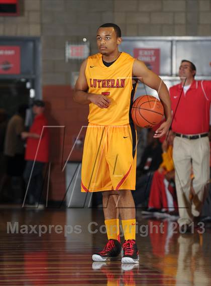 Thumbnail 3 in Bishop Gorman vs. Orange Lutheran (Nike Extravaganza) photogallery.