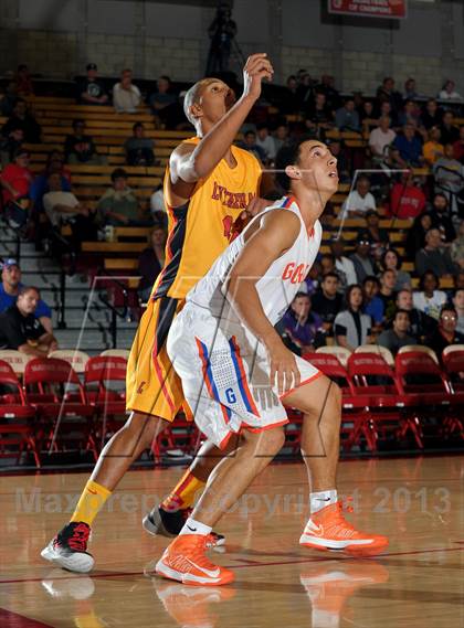 Thumbnail 2 in Bishop Gorman vs. Orange Lutheran (Nike Extravaganza) photogallery.