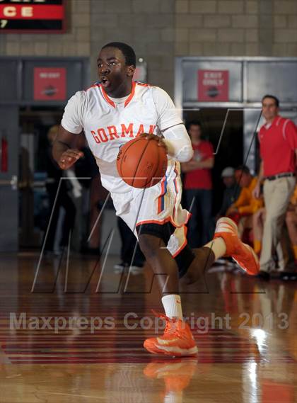 Thumbnail 2 in Bishop Gorman vs. Orange Lutheran (Nike Extravaganza) photogallery.