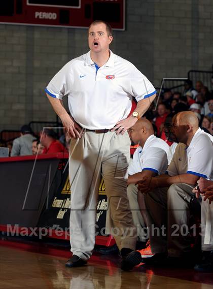 Thumbnail 1 in Bishop Gorman vs. Orange Lutheran (Nike Extravaganza) photogallery.