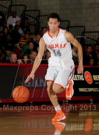 Thumbnail 1 in Bishop Gorman vs. Orange Lutheran (Nike Extravaganza) photogallery.
