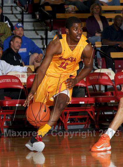 Thumbnail 2 in Bishop Gorman vs. Orange Lutheran (Nike Extravaganza) photogallery.