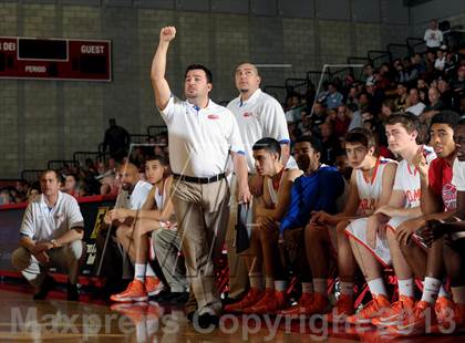 Thumbnail 3 in Bishop Gorman vs. Orange Lutheran (Nike Extravaganza) photogallery.