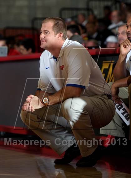 Thumbnail 1 in Bishop Gorman vs. Orange Lutheran (Nike Extravaganza) photogallery.