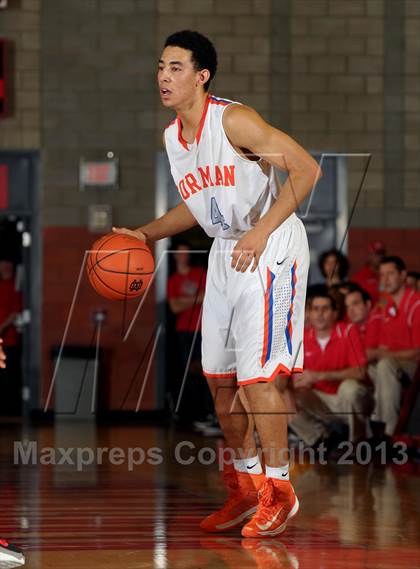 Thumbnail 3 in Bishop Gorman vs. Orange Lutheran (Nike Extravaganza) photogallery.