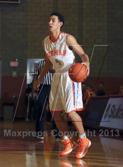 Thumbnail 1 in Bishop Gorman vs. Orange Lutheran (Nike Extravaganza) photogallery.
