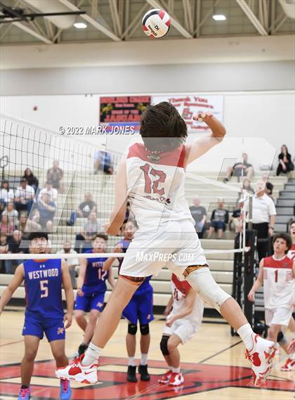 Thumbnail 2 in Boulder Creek vs. Westwood (AIA 6A Play-In) photogallery.