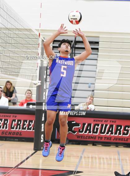 Thumbnail 2 in Boulder Creek vs. Westwood (AIA 6A Play-In) photogallery.