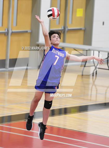 Thumbnail 2 in Boulder Creek vs. Westwood (AIA 6A Play-In) photogallery.