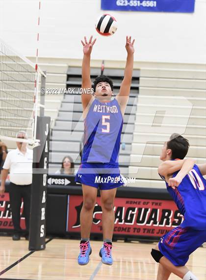 Thumbnail 1 in Boulder Creek vs. Westwood (AIA 6A Play-In) photogallery.